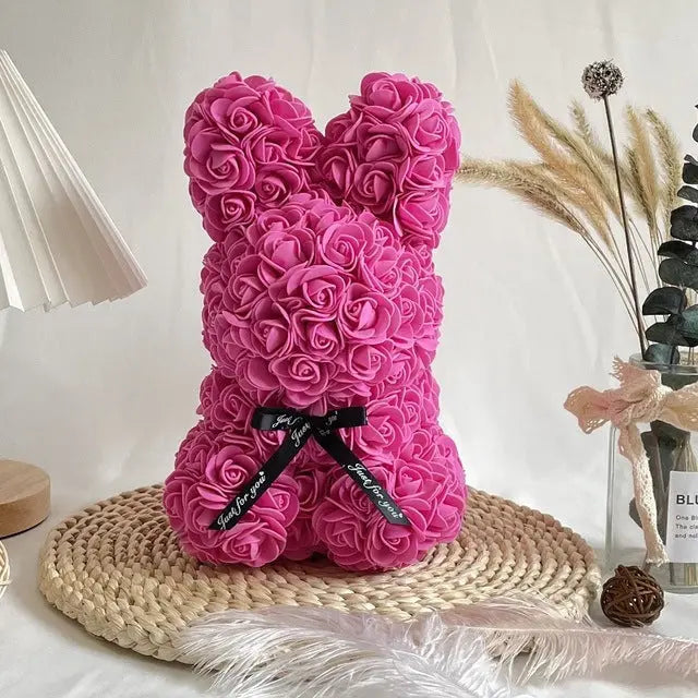 Rose Bear Gift Box Teem Drop
