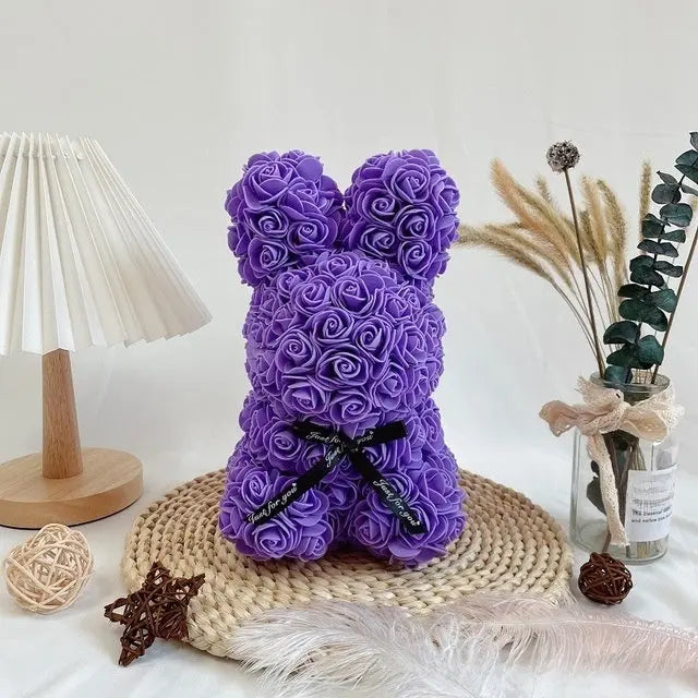 Rose Bear Gift Box Teem Drop