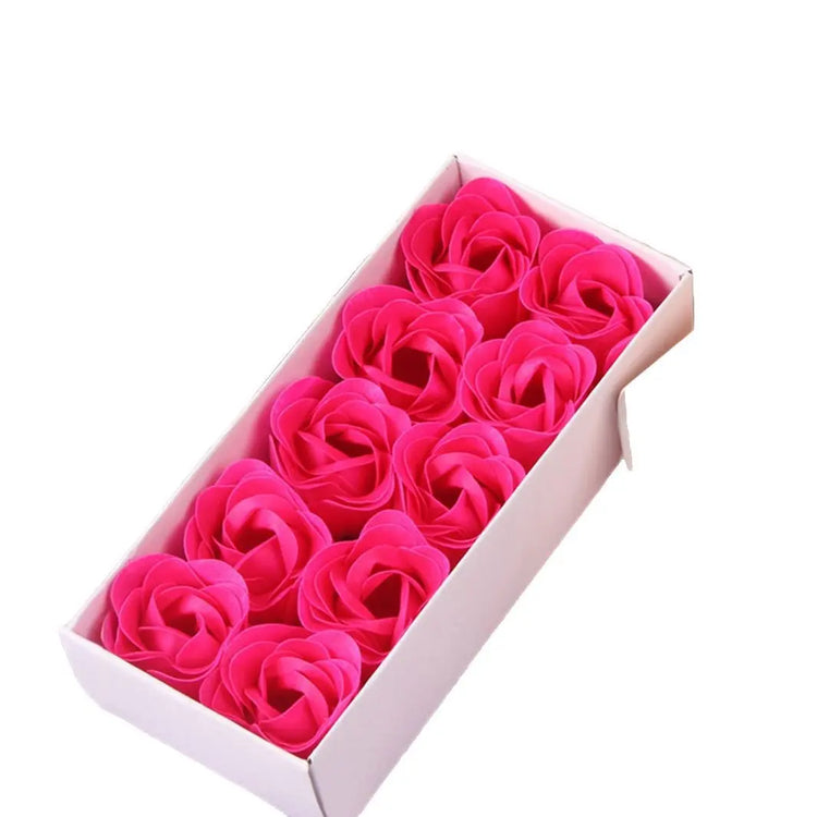 Double Heart Rose Soap Flower- Special Gift - The Aurora Touch