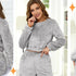 Womens Plush Fleece Pajama Set teemdrop