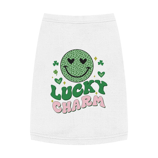 Lucky Charm Pet Tank Top, Dog Shirt, Cat Apparel, Cute Pet Clothing, St. Patrick&