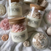 Unique Hand Made Soy Scented Decorative Candle Cup - The Aurora Touch