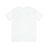 Pride White Tshirt, Unisex Pride peace love unity LGBTQ+ casual proud rainbow heart design shirt