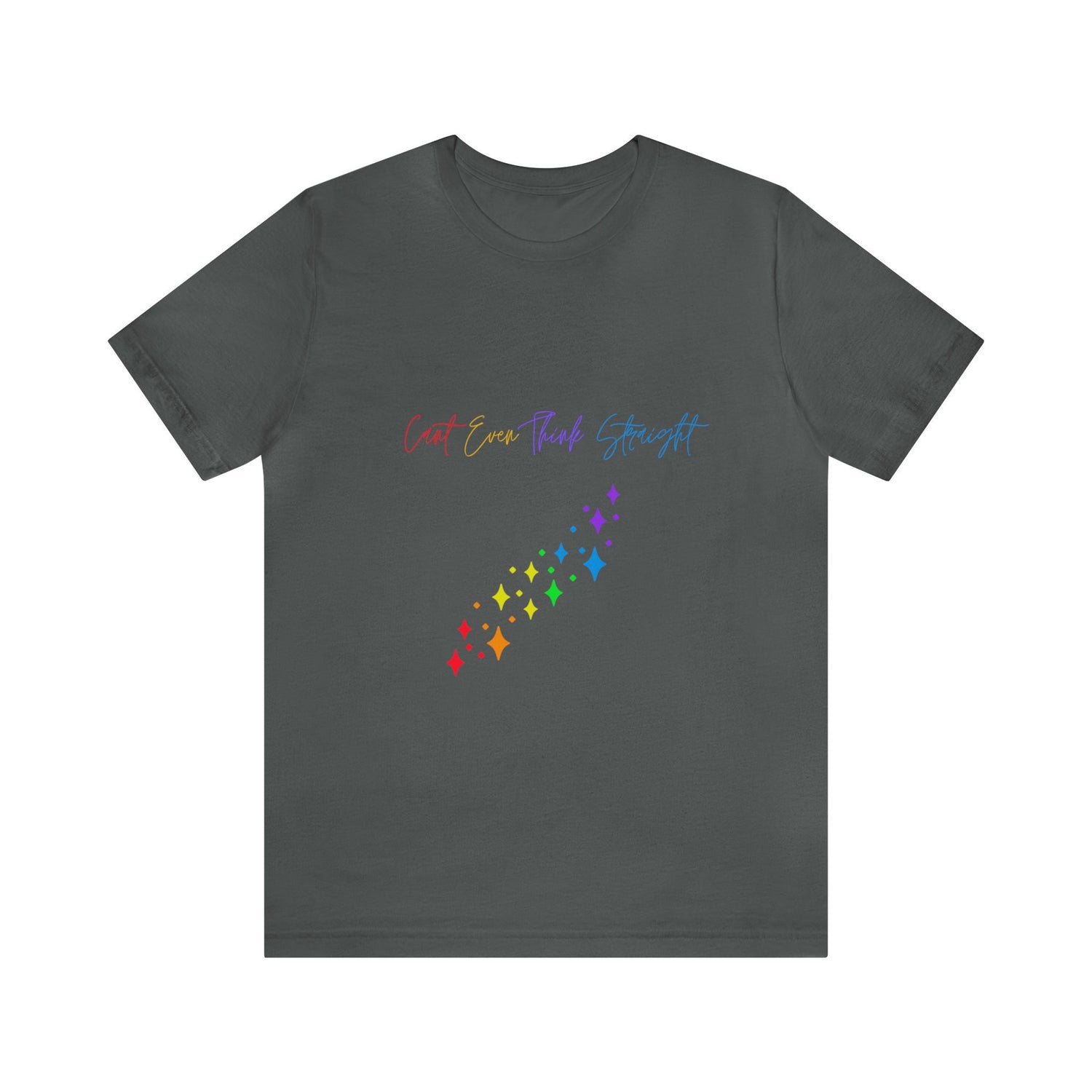 Pride T-shirt, Unisex rainbow color proud queer LGBTQ+ gay pride love life casual everyday festival clothing wear