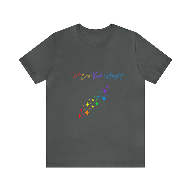 Pride T-shirt, Unisex rainbow color proud queer LGBTQ+ gay pride love life casual everyday festival clothing wear