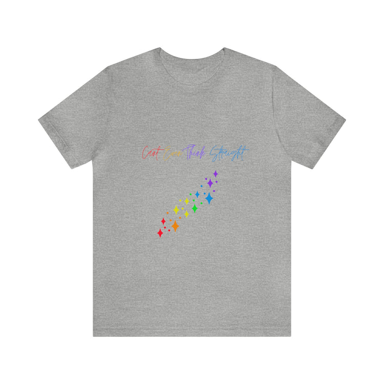 Pride T-shirt, Unisex rainbow color proud queer LGBTQ+ gay pride love life casual everyday festival clothing wear