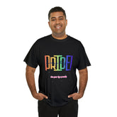 Pride TShirt, Rainbow Pride all gender all occasion proud stylish make a statement everyday casual black shirt