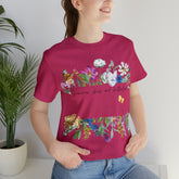 BUTTERFLY SHIRT Wildflower Shirt Nature Lover Shirt Heavyweight Shirt Trendy T-Shirt Personalized T-Shirt Boho Style T Shirt Cool T-Shirt