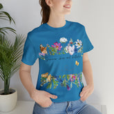 BUTTERFLY SHIRT Wildflower Shirt Nature Lover Shirt Heavyweight Shirt Trendy T-Shirt Personalized T-Shirt Boho Style T Shirt Cool T-Shirt