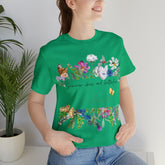 BUTTERFLY SHIRT Wildflower Shirt Nature Lover Shirt Heavyweight Shirt Trendy T-Shirt Personalized T-Shirt Boho Style T Shirt Cool T-Shirt