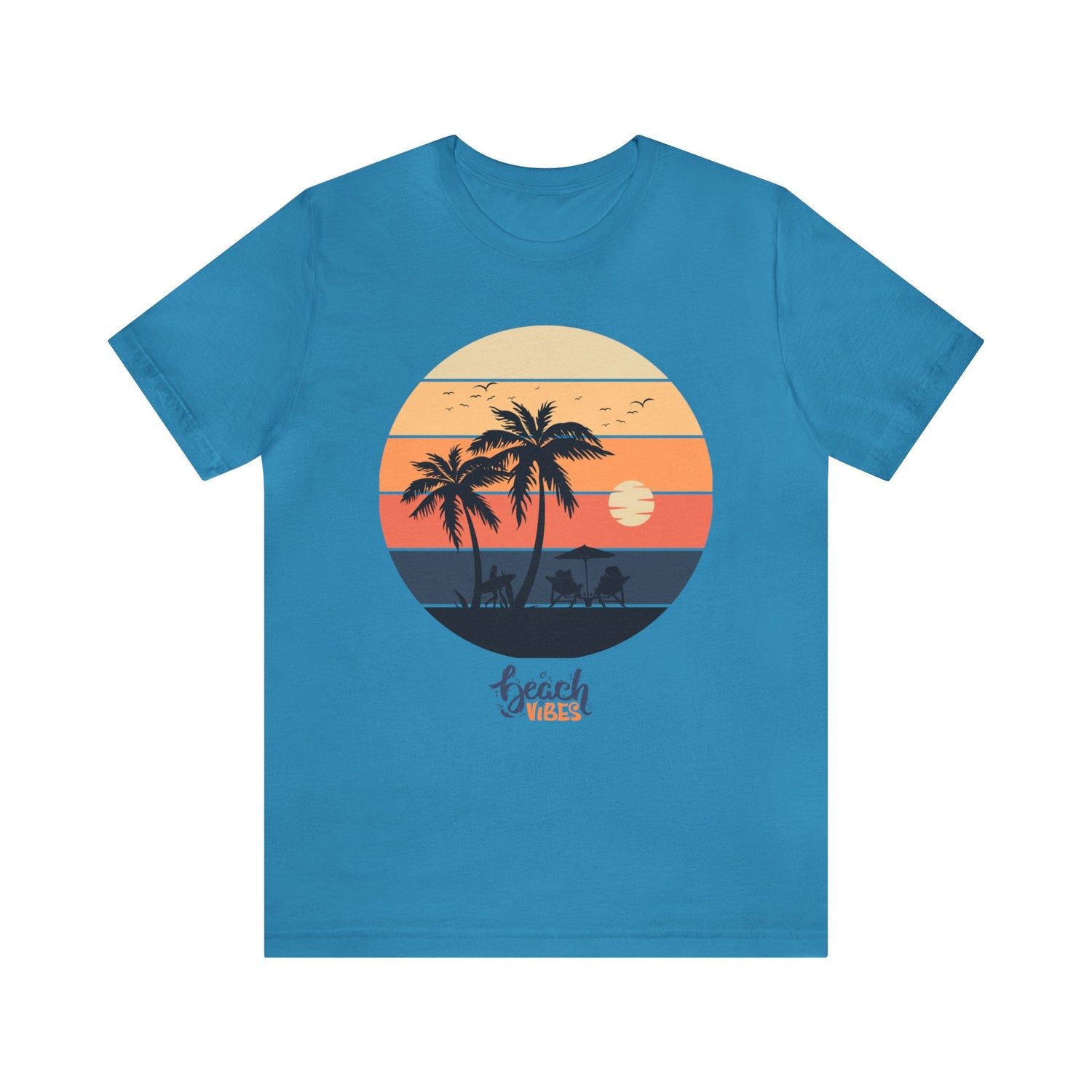 BEACH GRAPHIC TEE Summer Graphic Tees, Summer Vibes Shirt Heavyweight Shirt Cute Summer Shirts Personalized T-Shirt Best Selling Shirts