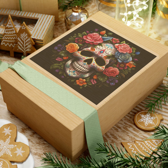 Kiss-Cut Stickers, Day of the Dead, artistic stickers, Colorful stickers, skateboard stickers, Halloween Stickers, boy gift, student gift