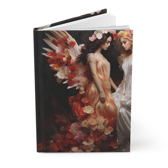 Hardcover Journal, Fairy Tale Notebook, Angel Notebook, Daily Diary, Daily Journal, Holiday gift, Colorful notebook, Christmas Journal