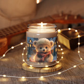 Scented Candles, 9oz, Holiday Bear, Vanilla Bean scented candle, Best Gift, Holiday Gift, Gift for Her, Made in USA