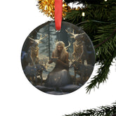 Acrylic Ornament with Ribbon, Xmas ornament, Mystical Christmas, Beautiful ornament, christmas decoration, Home decor The Aurora Touch