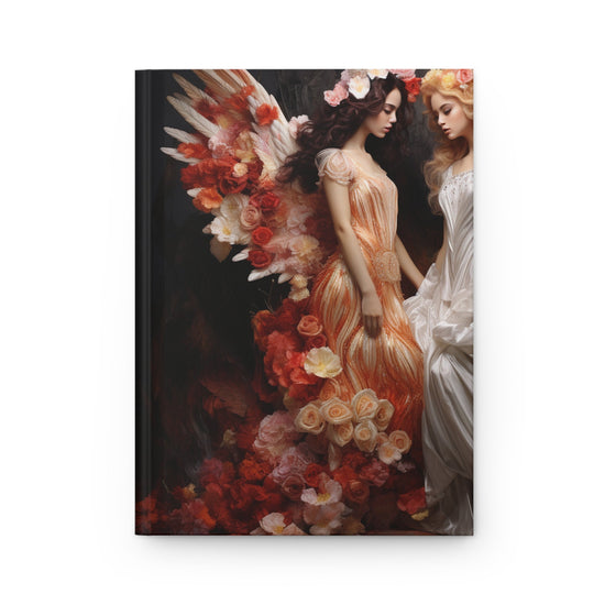 Hardcover Journal, Fairy Tale Notebook, Angel Notebook, Daily Diary, Daily Journal, Holiday gift, Colorful notebook, Christmas Journal