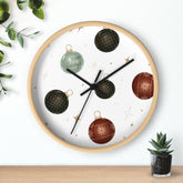Holiday Clock, Designer Clock, Wall Art, HomeDecor,Wood Clock, Wall Clock, Gift for Mom, Office Clock