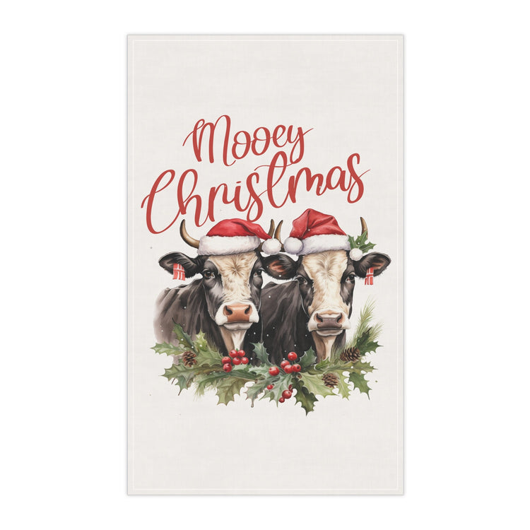Farm Animal Holiday Tea Towels - Farmers Towel, Country Xmas Theme, Hand Towels, Holiday Decor, Cooking Towel