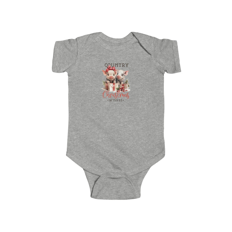 Infant Fine Jersey Bodysuit, Baby clothes, Xmas Baby, Children wear, Child gift, gift for expecting Mother, Infant clothes