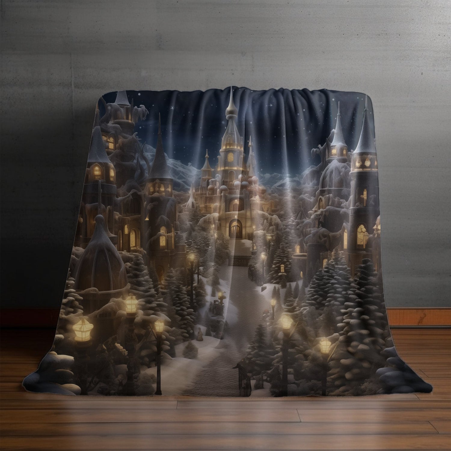 Velveteen Plush Blanket, Holiday Theme Blanket, Xmas Fleece Bed Cover, Holiday Couch Throw, Winter Warm Covers, Soft Cozy Blanket