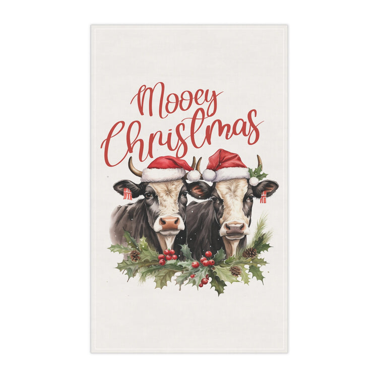 Farm Animal Holiday Tea Towels - Farmers Towel, Country Xmas Theme, Hand Towels, Holiday Decor, Cooking Towel