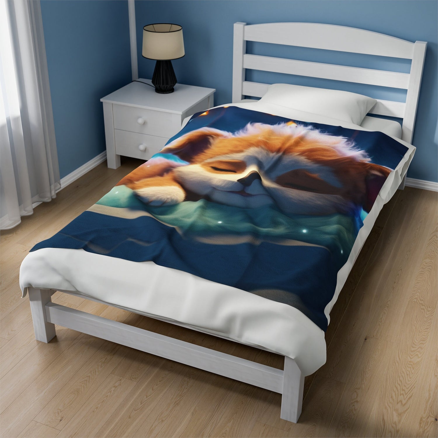 Velveteen Plush Blanket, young child cute soft cozy toddler bedroom decor comforter bedspread b lankie