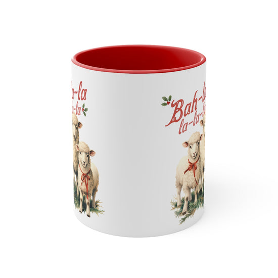 Accent Coffee Mug, 11oz, FarmHouse Kitchen, Taza de Cafe, Holiday Mugs, Hot Chocolate Mug, Country Style Decor, Mugs on sale, Xmas