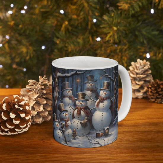 Ceramic Mug 11oz, Snowman Design, Holiday Mug, Xmas items for sale, Holiday Novelty, Hot Coffee Mug, Tea cup, Xmas gift