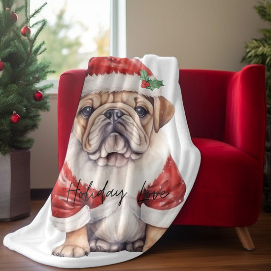 Pet Lover Velveteen Blanket, Winter Bed Cover, Dog Print, Pet Lover Gift, Animal Print Blanket, Cozy Warm Throw, Holiday Blanket