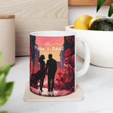 Ceramic Mug 11oz, (A) Personalized Valentines Couple Mug, Sweetheart Couples gift, Special Intimate gift, great Valentines Day gift