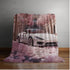 Velveteen Plush Blanket, White Lamborghini, Valentines Lover Blanket, Stylish Winter Couch Throw, Great Valentines gift, gift for wife