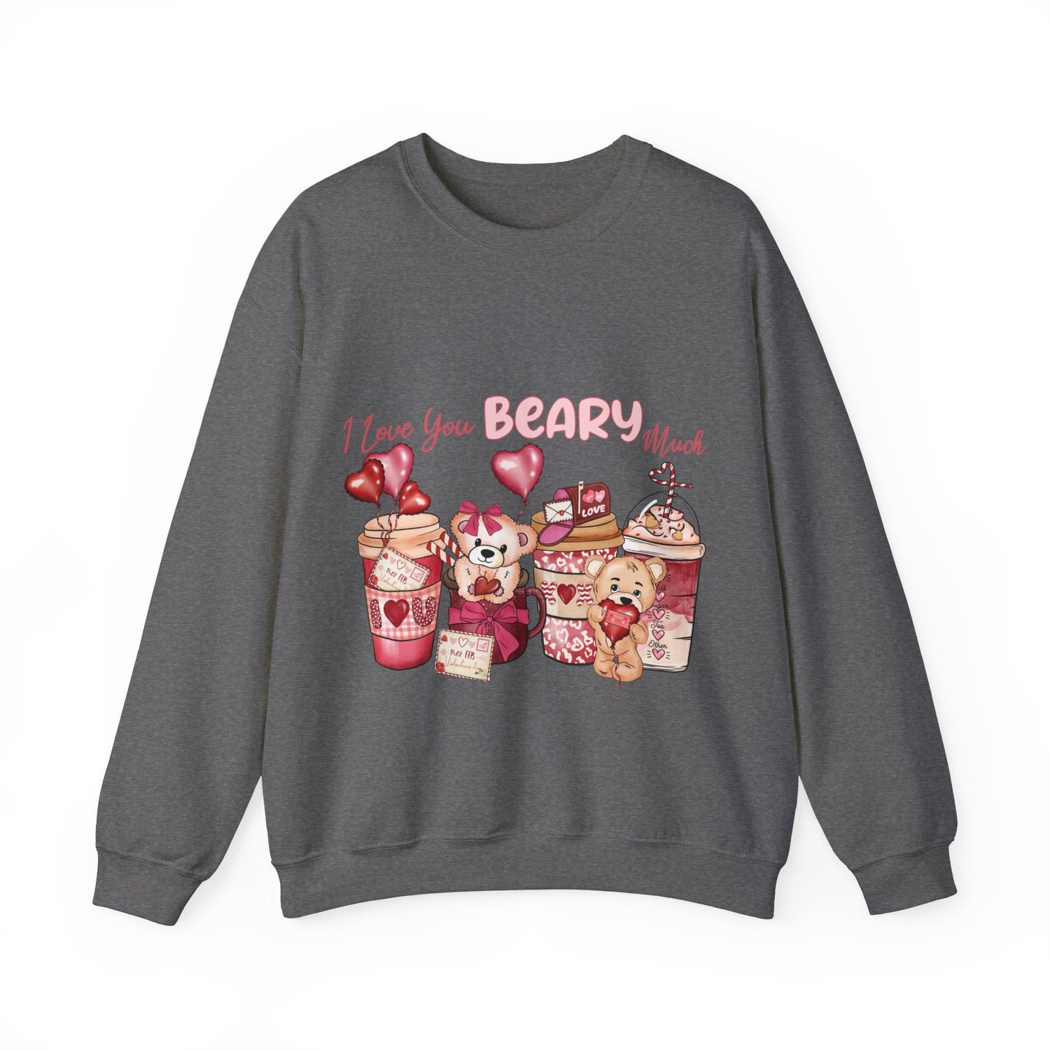Unisex Heavy Blend™ Crewneck Sweatshirt, Valentine special sweatheart soft cozy casual jean everyday adorable comfy sweater gift