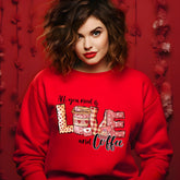 Unisex Garment-Dyed Sweatshirt, Valentines Day sweater, Valentine Lovers gift, Novelty Shirt, Girlfriend Valentine Gift, Warm cozy Sweater