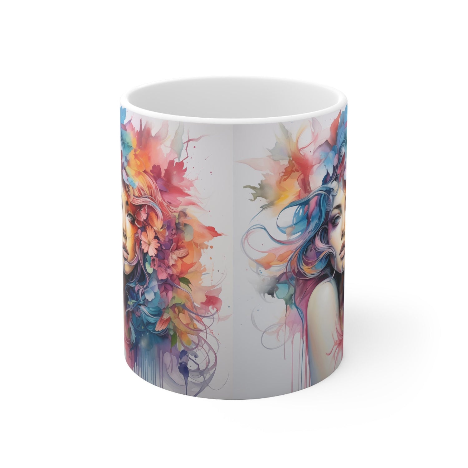 Ceramic Mug 11oz, Art Deco Mug, Artistic designed coffee mug, Modern Kitchen Art, office coffee mug, Bday sale item, art teacher gift