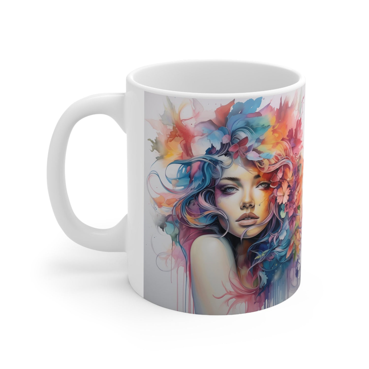 Ceramic Mug 11oz, Art Deco Mug, Artistic designed coffee mug, Modern Kitchen Art, office coffee mug, Bday sale item, art teacher gift