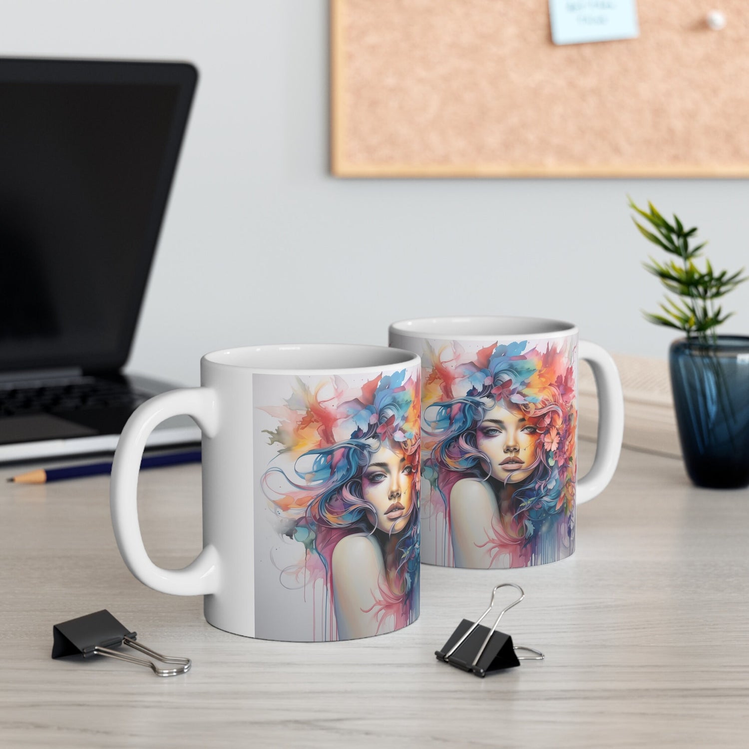 Ceramic Mug 11oz, Art Deco Mug, Artistic designed coffee mug, Modern Kitchen Art, office coffee mug, Bday sale item, art teacher gift