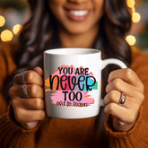 Ceramic Mug 11oz, Postive Sublimation Mug, Great Student Gift, Encouraging Coffee Mug, Love & Friendship Mug, Healthy Mind items