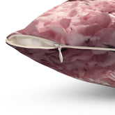 Spun Polyester Square Pillow, White Lamborghini portrait, Throw cushion, Designer pillow, Couch pillow, Bench pillow, Home Interior Decor