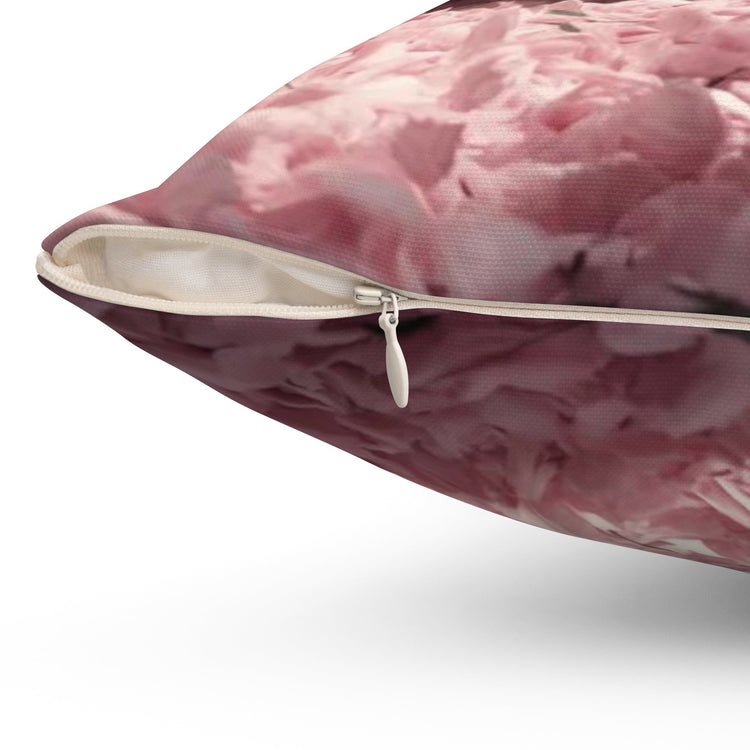 Spun Polyester Square Pillow, White Lamborghini portrait, Throw cushion, Designer pillow, Couch pillow, Bench pillow, Home Interior Decor