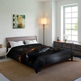 Comforter, Black Lamborghini Comforter, Stylish Bed Spread, Teen Room Decor, Quilted Coverlet, Large Fluffy Bed Blanket