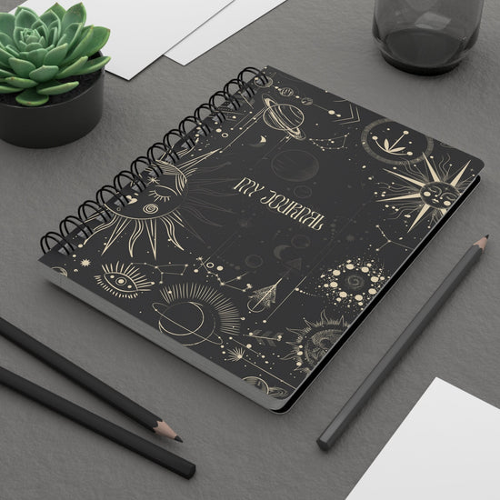 Spiral Bound Journal, Positive tarot personal daily meditation notebook writing diary journal for inspirational dream writing