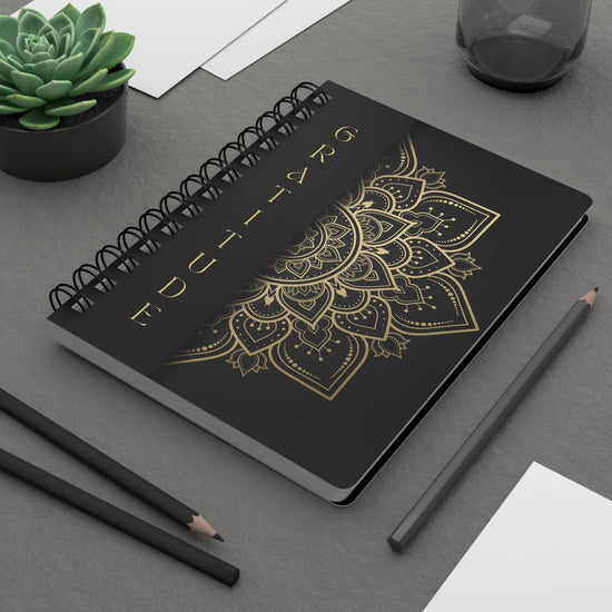 Spiral Bound Journal, Daily Gratitude Journal, Personal writing Diary, Daily Affirmation Journal, Daily Task Notebook, Special Item Gift