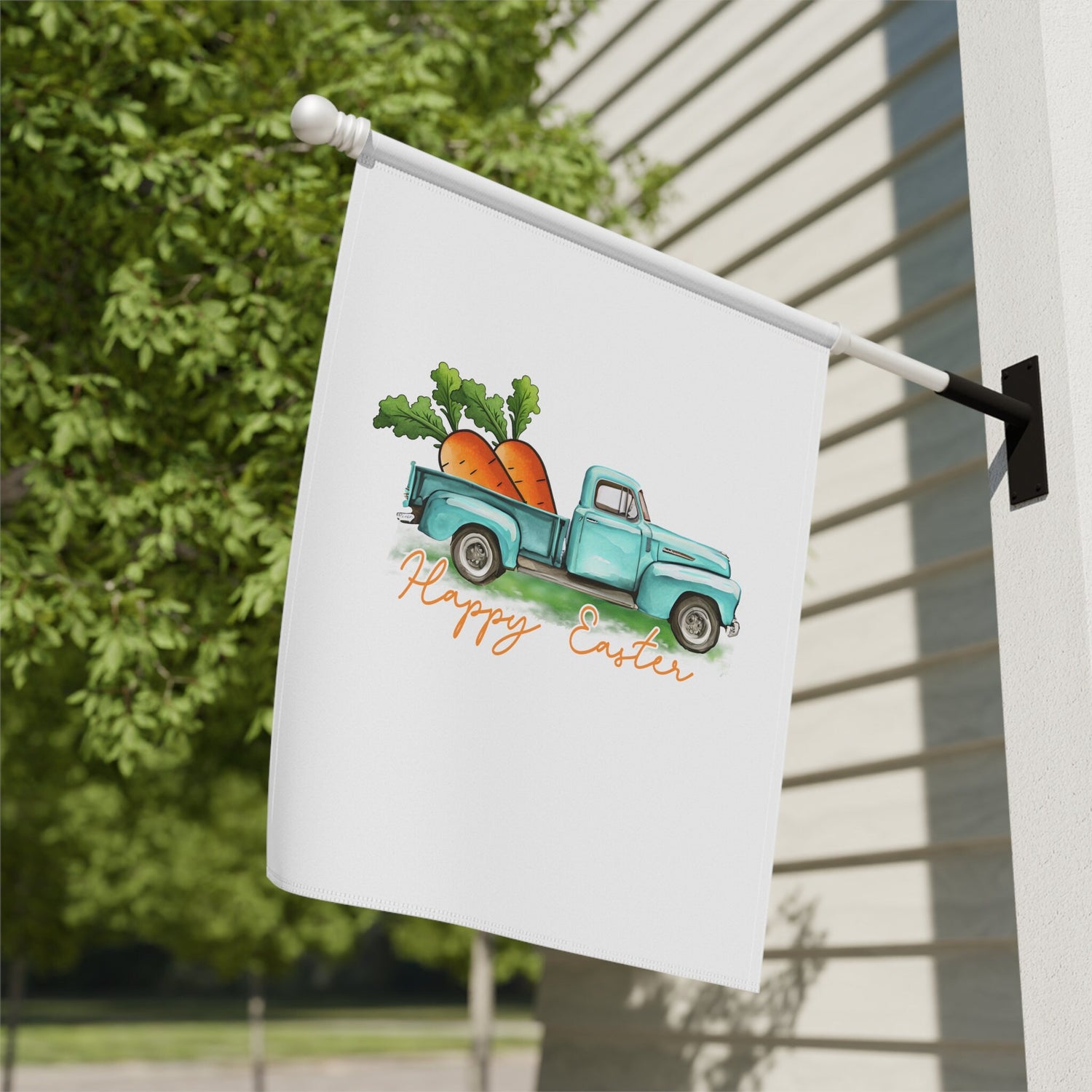 Garden & House Banner, Easter Garden Banner, Holiday Lawn Display, Festive Outdoor Ornament, Happy Easter decoration