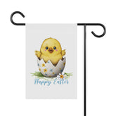 Garden & House Banner, Happy Easter Flag, Outdoor Home Decor, Festive Garden Ornament, Springtime decorations, Easter Banner