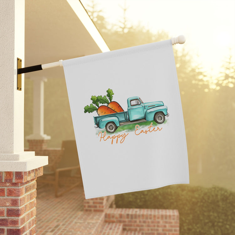 Garden & House Banner, Easter Garden Banner, Holiday Lawn Display, Festive Outdoor Ornament, Happy Easter decoration