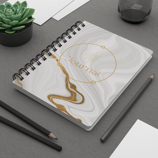 Spiral Bound Journal, Everday Inspirational writing Journal, Positive Affirmation Diary, Personal Desk Journal, Daily Reminder notepad