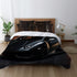 Comforter, Black Lamborghini Comforter, Stylish Bed Spread, Teen Room Decor, Quilted Coverlet, Large Fluffy Bed Blanket