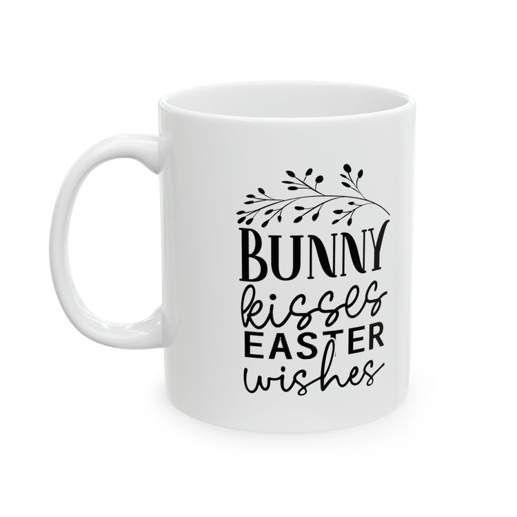 Ceramic Mug, 11oz, Easter Bunny Minimilist coffee mug, Springtime Festive Mug, simple sweet tea cup, great home decor