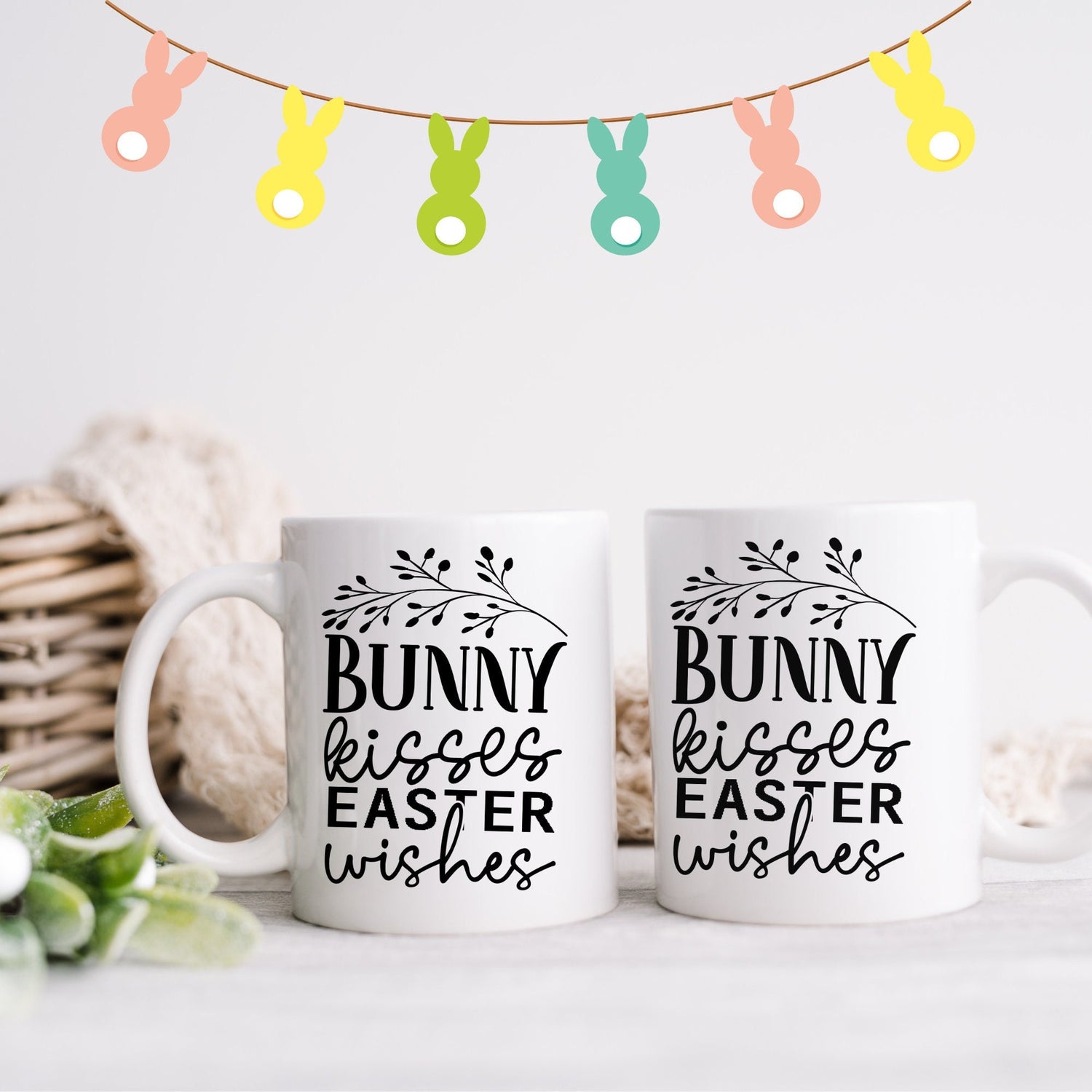 Minimilist Easter Mug, great wishes mug, Bunny Day mug, Hot Coffee Mug, Sweet Holiday Mug, Everyday Office Mug, Feel good Mug