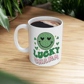 Ceramic Mug 11oz, Lucky charm mug, St. Pattys Day coffee cup, Cute Green Holiday Mug, Special Someone gift, Adorable Novelty tea cup